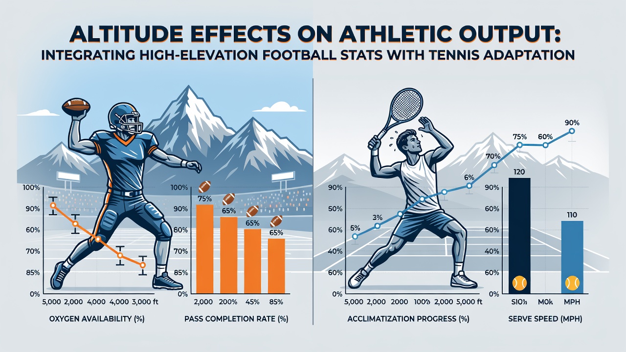 Tennis-Anpassung in der Höhe: Statistische Muster und Quervergleiche