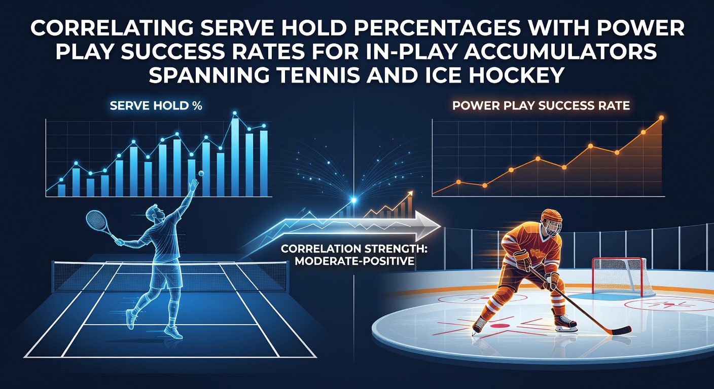 Visualisierung von Serve-Hold- und Power-Play-Korrelationen in Tennis und Eishockey