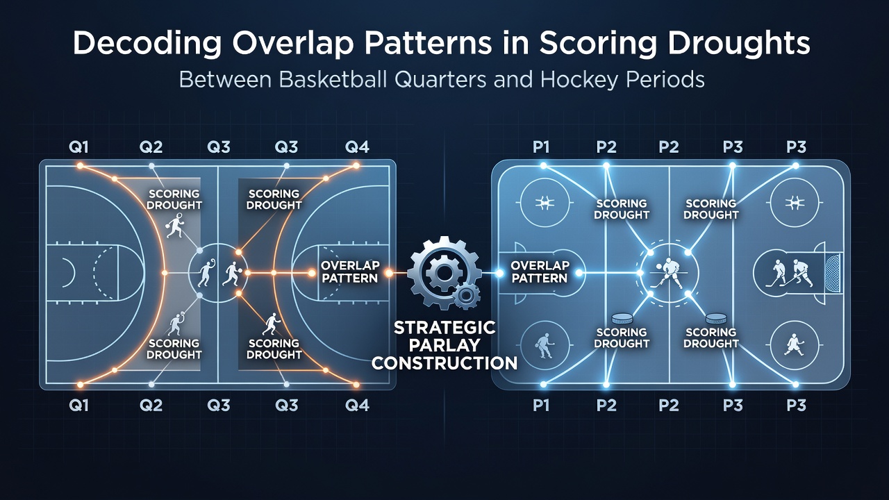 Analyse von Punktlosen Phasen in Basketball und Eishockey mit Fokus auf statistische Überlappungen