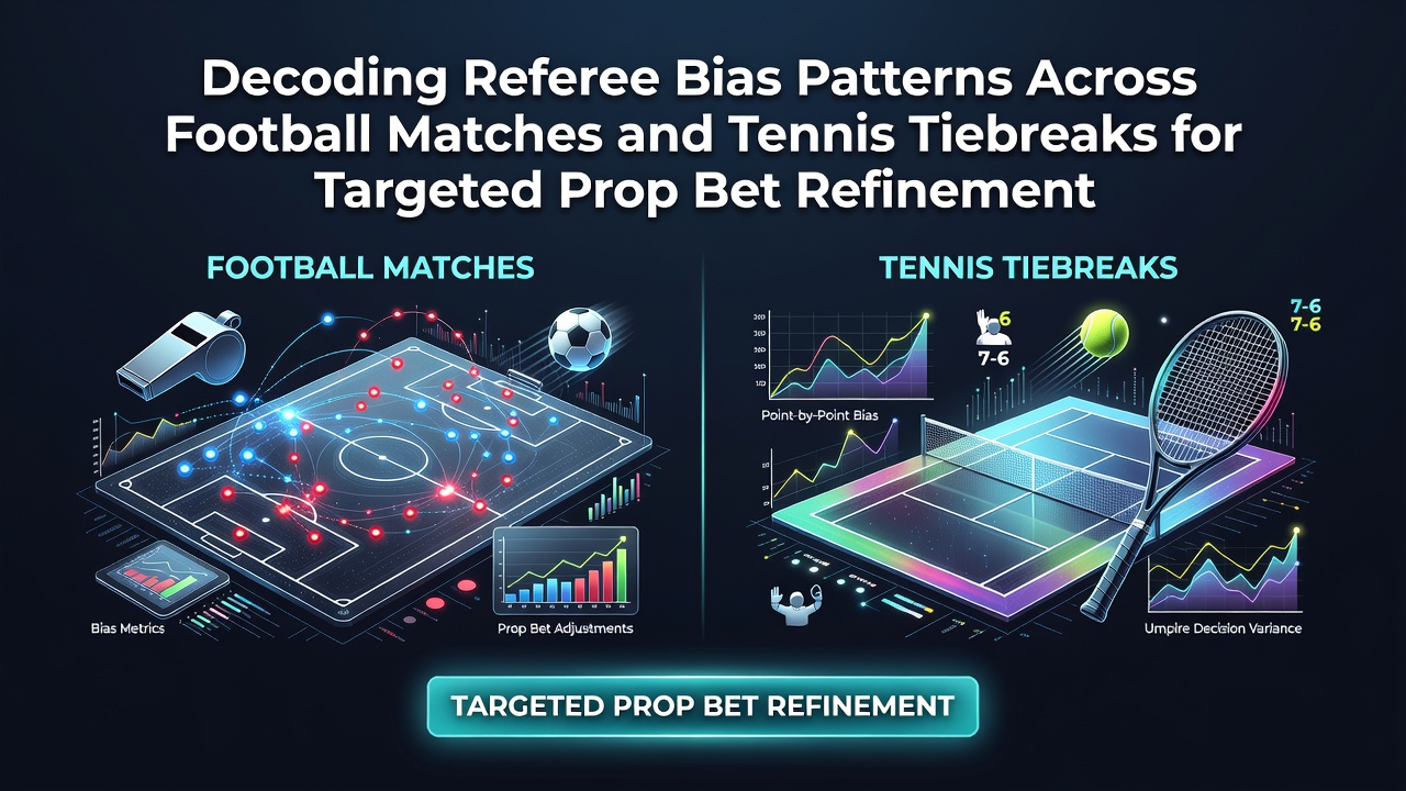 Analyse von Schiedsrichterentscheidungen in Fußballspielen und Tennis-Tiebreaks mit Fokus auf Bias-Muster und Prop-Wetten