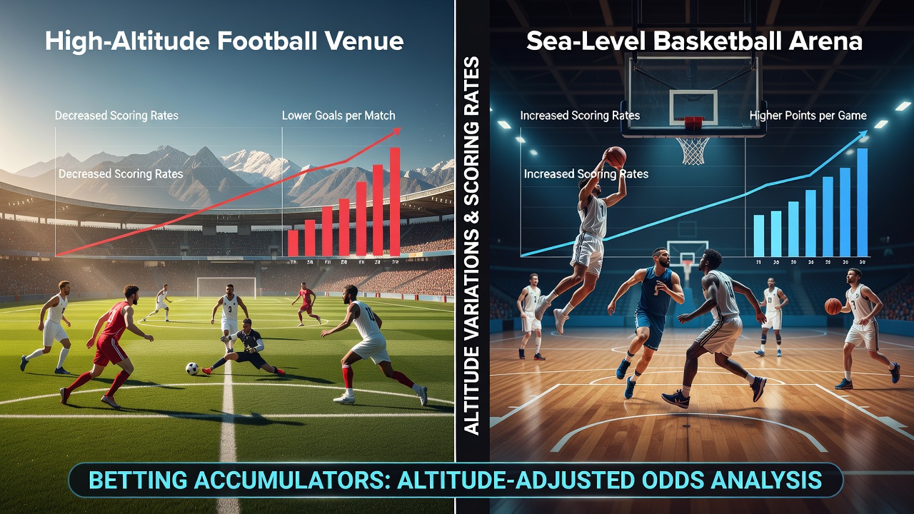Höhenbedingte Ballflugbahnen und Spielerermüdung in Fußballstadien im Vergleich zu kontrollierten Bedingungen in Basketballarenen