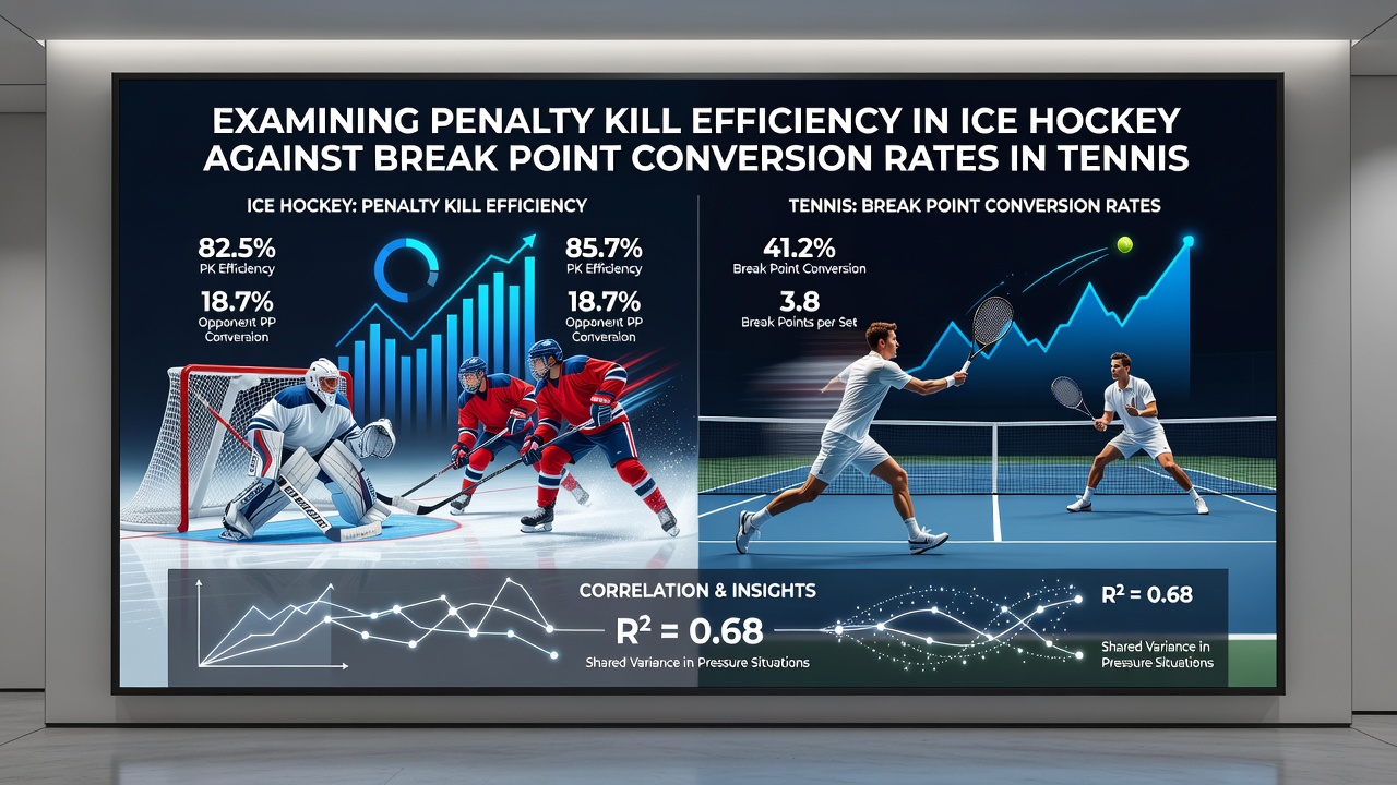 Datenvisualisierung von Eishockey- und Tennis-Statistiken für Parlay-Strategien