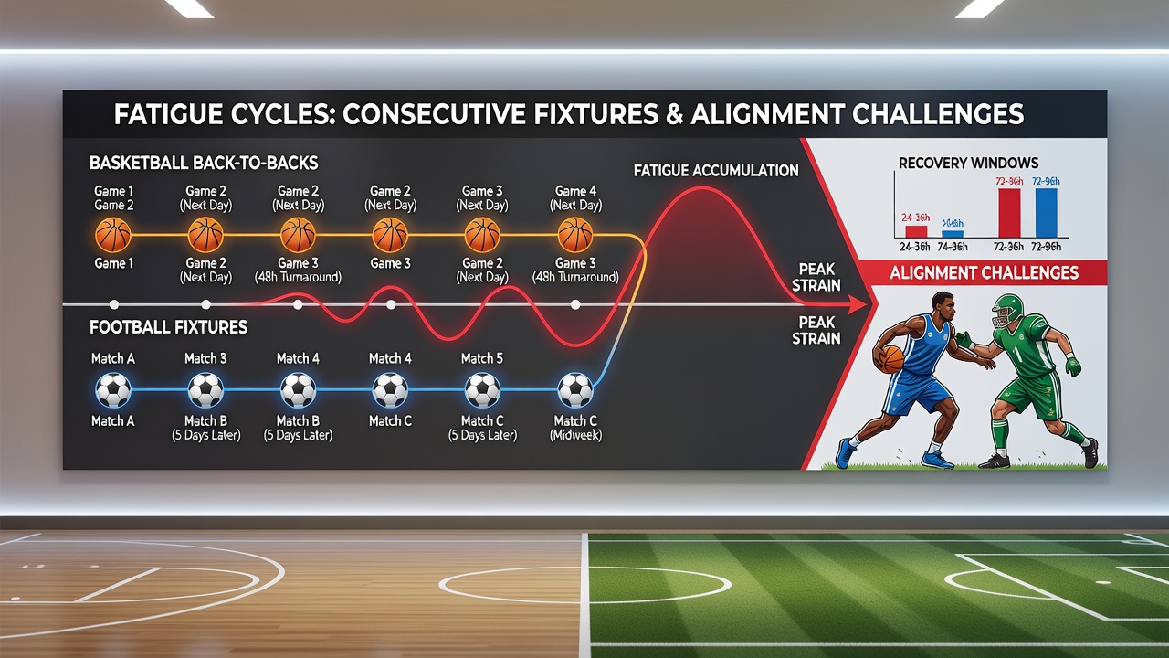 Analyse von Erholungszeiten und Leistungsdaten bei verdichteten Spielplänen in Basketball und Fußball