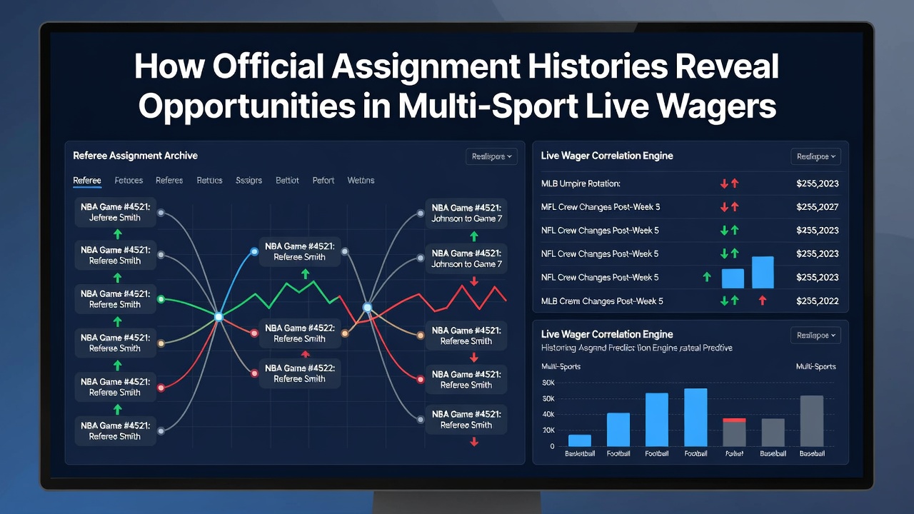 Analyse von Schiedsrichterzuweisungen in Multi-Sport-Wetten