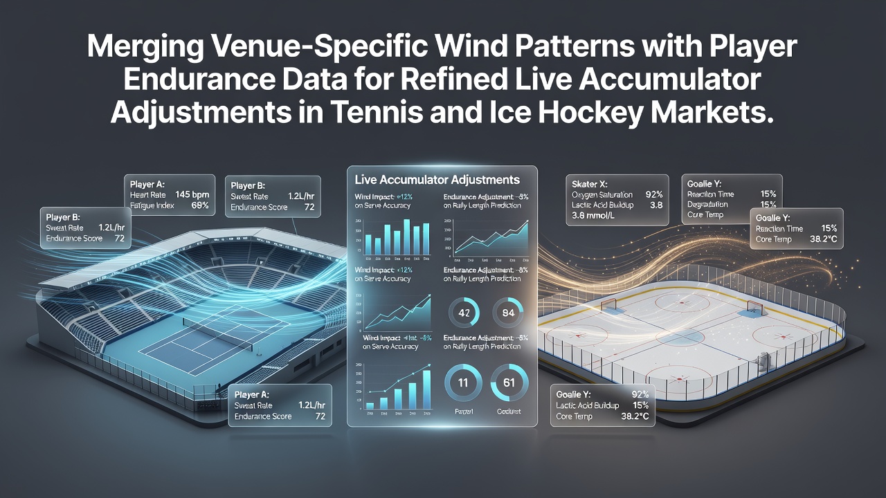 Visualisierung von Windmustern an verschiedenen Sportstätten kombiniert mit Ausdauerprofilen von Athleten