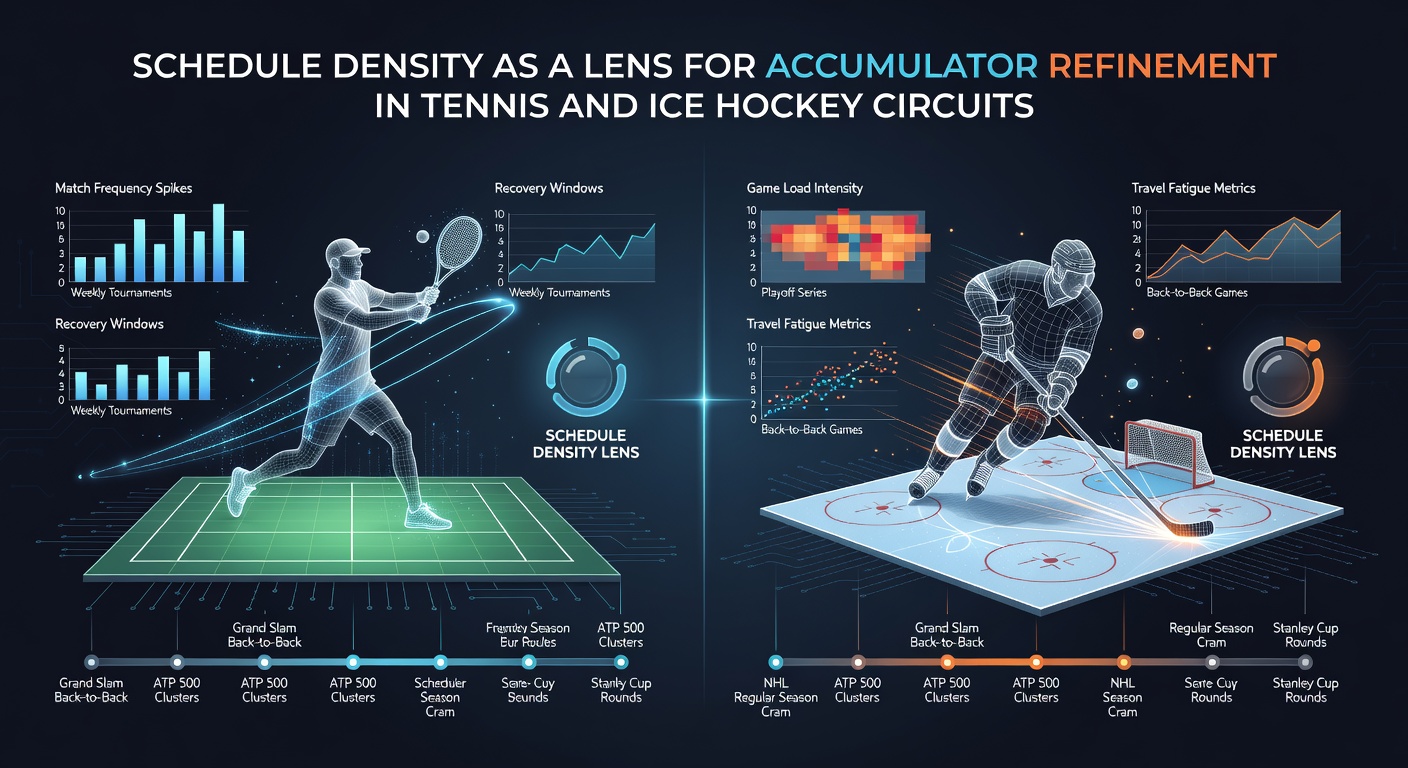 Grafik zur Terminverdichtung in Tennis- und Eishockey-Spielplänen mit Beispielen aus Mai 2026